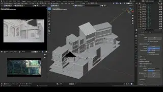 Creating an anime location in blender (Blocking out) | Suzume no tojimari