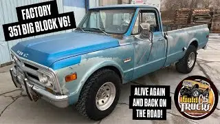 1968 GMC Factory Big Block 351 V6 Truck Alive Again and Back On The Road!