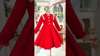 red dress for baby Ruby ❤️#RedGown #QueenStyle #LuxuryLook #fairyfrockfashion