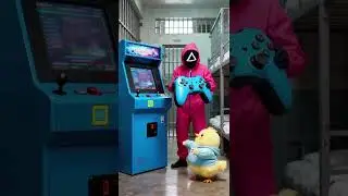 Shocking! Little Yellow Chicken, Husky, and Transformers！ #funny #cute#autobots #shorts