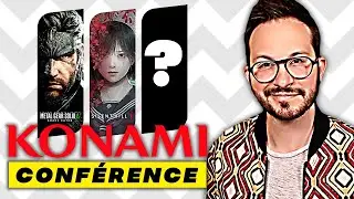 Conf&eacute;rence KONAMI 😍 JEU SECRET, Metal Gear Solid Delta, Silent Hill F & co...