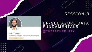 LIVE Session 3 : DP 900 Azure Data Fundamentals
