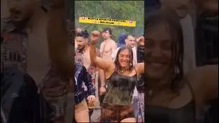 Rain Came☔BUT No #ravers left dancefloor🙈💥#belgium #party #techno #psytrance #trance #shorts #viral