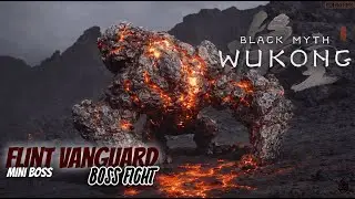 Flint Vanguard &ndash; Black Myth: Wukong | Fire Stone Armor Yaoguai Battle (4K 60FPS)