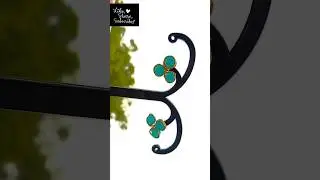 Simple & Sweet Wire Jewelry: How to Make Beaded Cluster Earrings#diy #viral#craft #yt