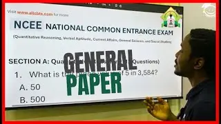 NCEE 2026 Likely General Paper Questions & Answers | National Common Entrance Exam