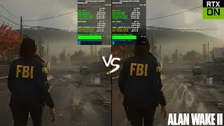 Alan Wake II Path Tracing On VS Off 4K | RTX 4090 | i9 13900K