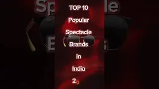 TOP 10 Popular Spectacles Brands in India 2024 #spectacle #brand