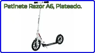 RESE&Ntilde;A (2025) : Patinete Razor A6, Plateado.. DETALLES ESENCIALES