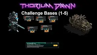 War Commander: Operation Thorium Dawn - Challenge Bases (1-5) Easy Way.