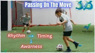 Passing on the Move &ndash; Rhythm &bull; Timing &bull; Awareness | Blueprint Soccer Instruction &ndash; Phase 1, Step 10