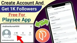 How to create account on Playsee app / Playsee app me account kaise banaye / Playsee app |