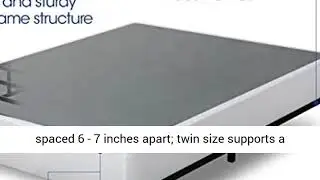 Zinus Armita 9 Inch Smart Box Spring  Mattress Foundation  Built to Last Metal Structure Review