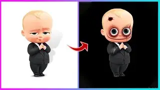Boss Baby  Transformation In Halloween - Glow Up Halloween