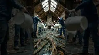 #deeppourepoxy #resinartfloor #viralDeep-Pour Metallic Epoxy Floor | Satisfying Full Transformation