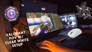 When I played the agents that I rarely played... w/ clear white setup // VALORANT POV ASMR