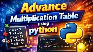 Python Multiplication Table - Codex People
