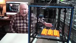 MY LARGE FORMAT 3D PRINTERS used in my home based 3D print farm business, New Tech Inventors.