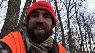 Deer Hunting with the 350 Legend, Turkeys Flew Up Near Me!