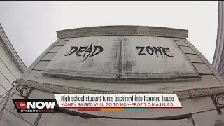 Local student turns backyard into haunted house