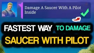 Damage A SAUCER WITH A PILOT Inside! Fastest Way to Damage A Saucer With A Pilot Inside!