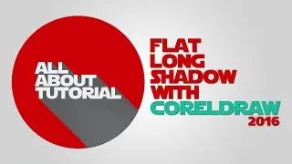 CorelDRAW Tutorial : Flat Long Shadow Fastest Method
