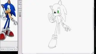 how to draw sonic the hedgehog