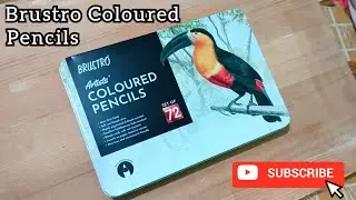 Brustro Coloured Pencils Review || 72 Shades || Unboxing Video