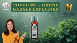 How to Use Povidone Iodine Gargle | Dentist Explains Benefits, Dilution & Directions for Use #gargle