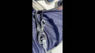 Dyneema Splice with an embedded fixture for lifelines (Short - just the splice)