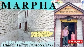 Marpha | Hidden village in Mustang | Nepal | Hotel Marpha palace | How to Reach Marpha  |Walkingtour