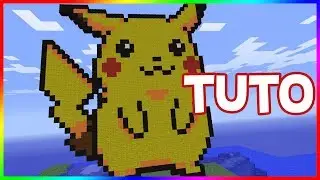 Tuto comment faire le Pikachu en pixel art sur Minecraft | ALFA | TUTO FR MINECRAFT
