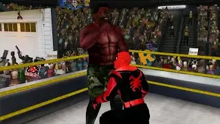 Spider-Man vs. Big Red Hulk Человек Паук против Большого Красного Халка Wrestling MPire