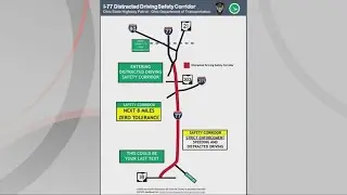 New distracted driving corridor on I-77 in Summit County unveiled