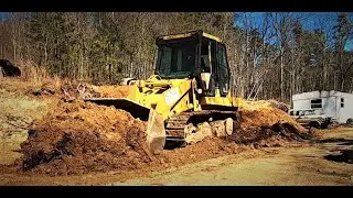 Excavating Garage Build Site