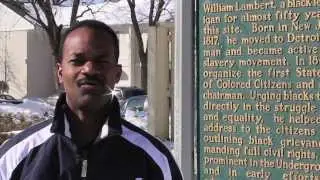 Black History in Detroit: William Lambert Homesite