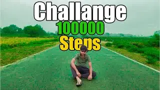 Aaj mujhe challenge mila hai 100000 steps cahlne ka | kya mai pura kar paunga
