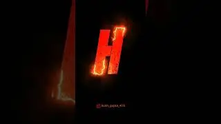 kgf chapter 2 H fire letter editing video || kgf chapter 2 editing || #shorts #kgf2 #hletter #edit