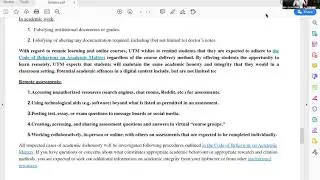Academic Integrity Reminder (PHY136)