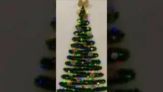 DIY Christmas Wall Tree! 🎄✨ Easiest Holiday Decor Ever! 😍🎅