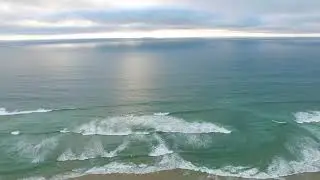 Relaxing 4K Sunset Aerial View Coastline Beach City - Anti Depression Trailer