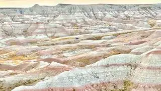 Badlands National Park - Drive on Badlands Loop Road and more with wildlife.