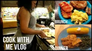 Cook With Me Vlog| BRUNCH and DINNER IDEAS|Kingdom Living At Home