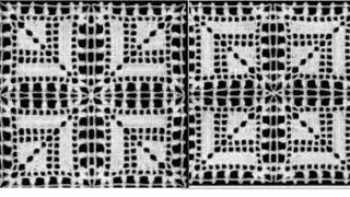 Вязаный квадрат крючком  из журнала Дуплет  Crochet square from Doublet magazine