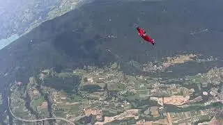 FREAK wingsuit over the beautiful French Alps ☀️🐿️ #flysquirrel 🐿️ #freak 🐿️ #wingsuit