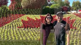 Visit to Peace Arch Park BC Canada ( US Canada border)