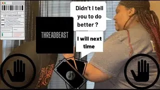 A DISATROUS TRY ON🤮|THREADBEAST UNBOXING| ANOTHER BAD REVIEW
