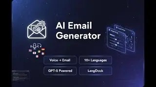AI Powered Email Assistant ｜ GPT, LangDock, Voice Input & Multilingual