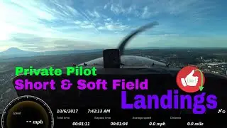Private Pilot Landings| How TO | Short Field | Soft Field Landings (Cessna 172)