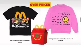 The Mcdonald's X Cactus Plant Flea Market Merch is Terrible